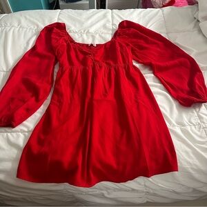 NWOT MI AMI red sweetheart dress